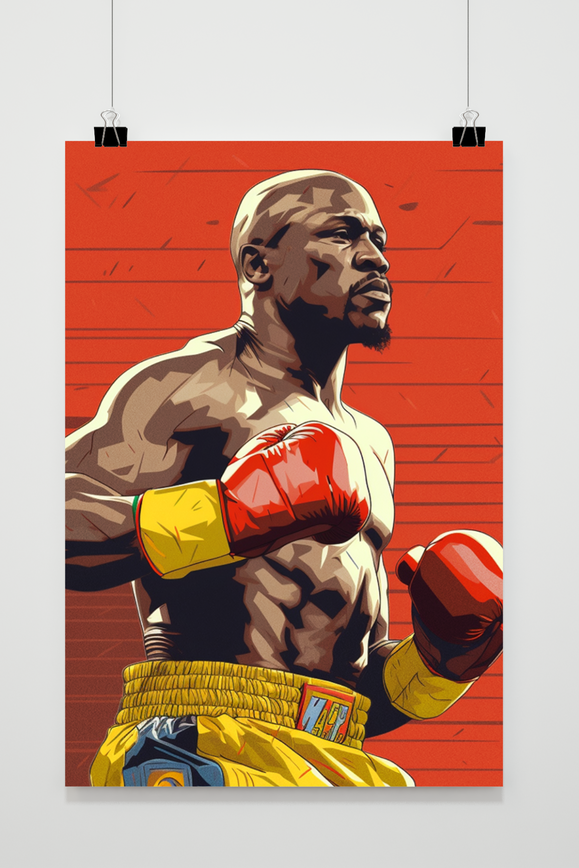 Póster Floyd Money Mayweather de 25 Artstreet
