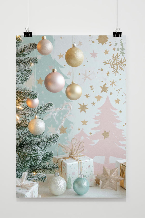 Weihnachtsdekoration Poster