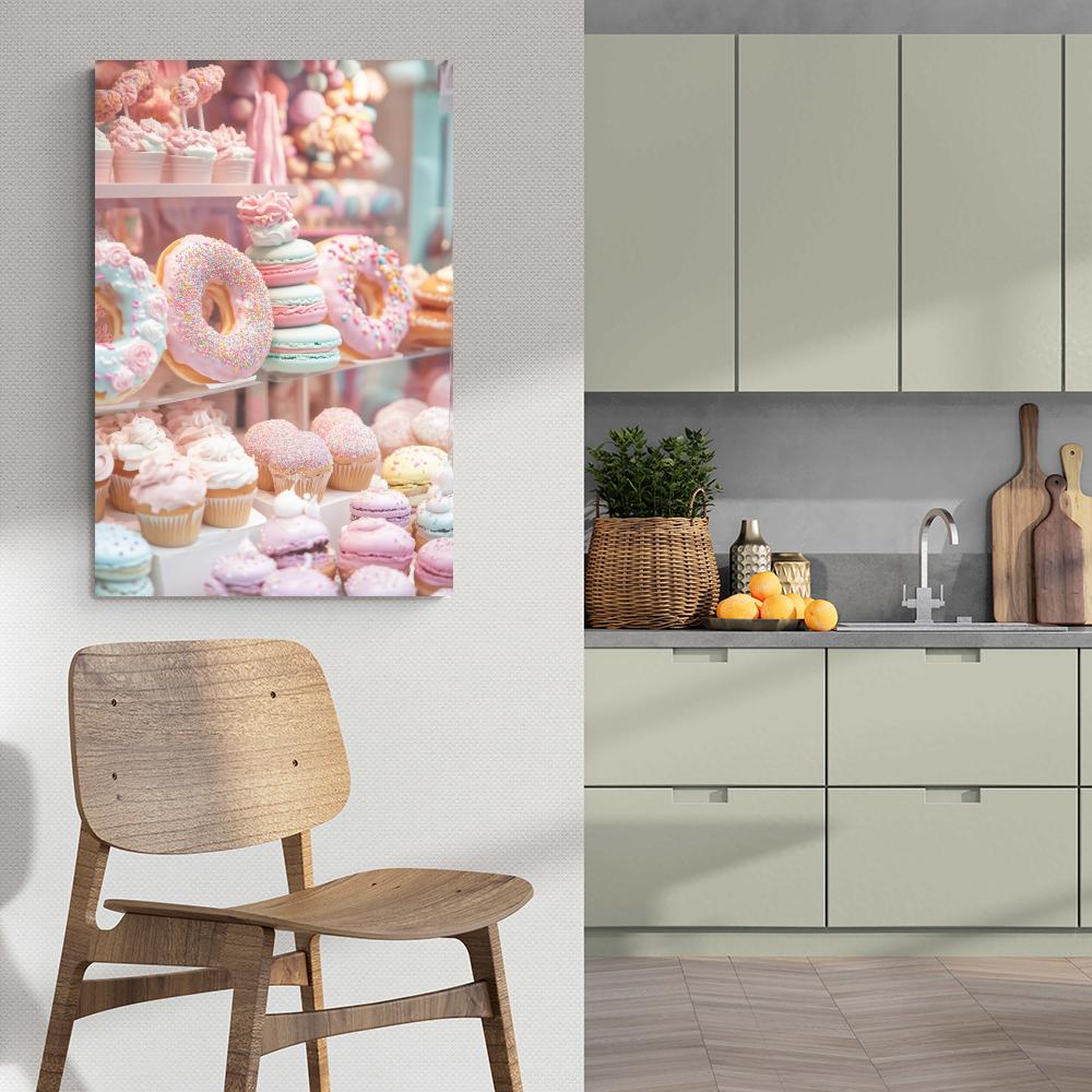 Dessert Pastel dans un intérieur
