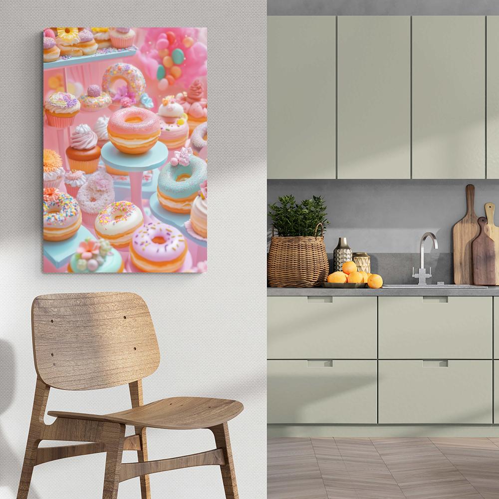 Postre Pastel en un interior