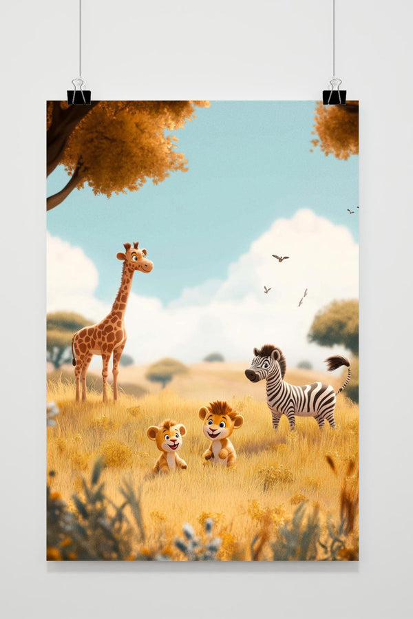 Póster Animales en la Naturaleza