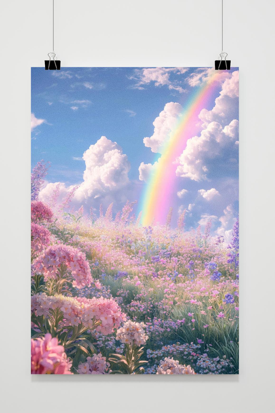Affiche Arc-en-Ciel Nature de 25 Artstreet