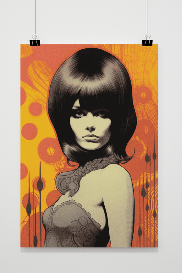Seventies Vintage poster