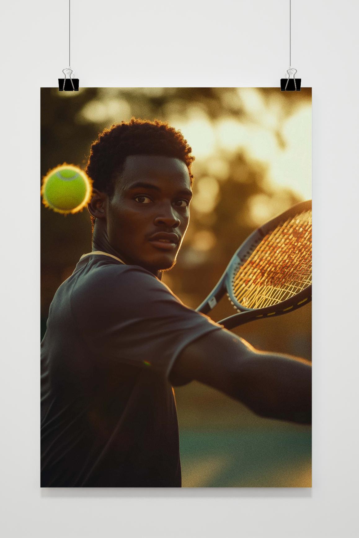 Affiche Joueur de Tennis de 25 Artstreet