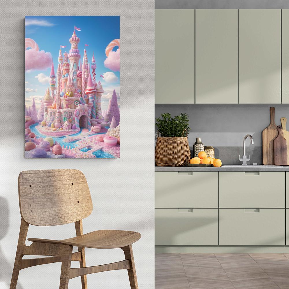 Château de Bonbons dans un intérieur