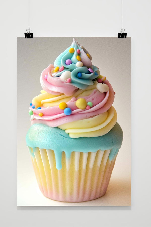 Pastell Cupcake Poster