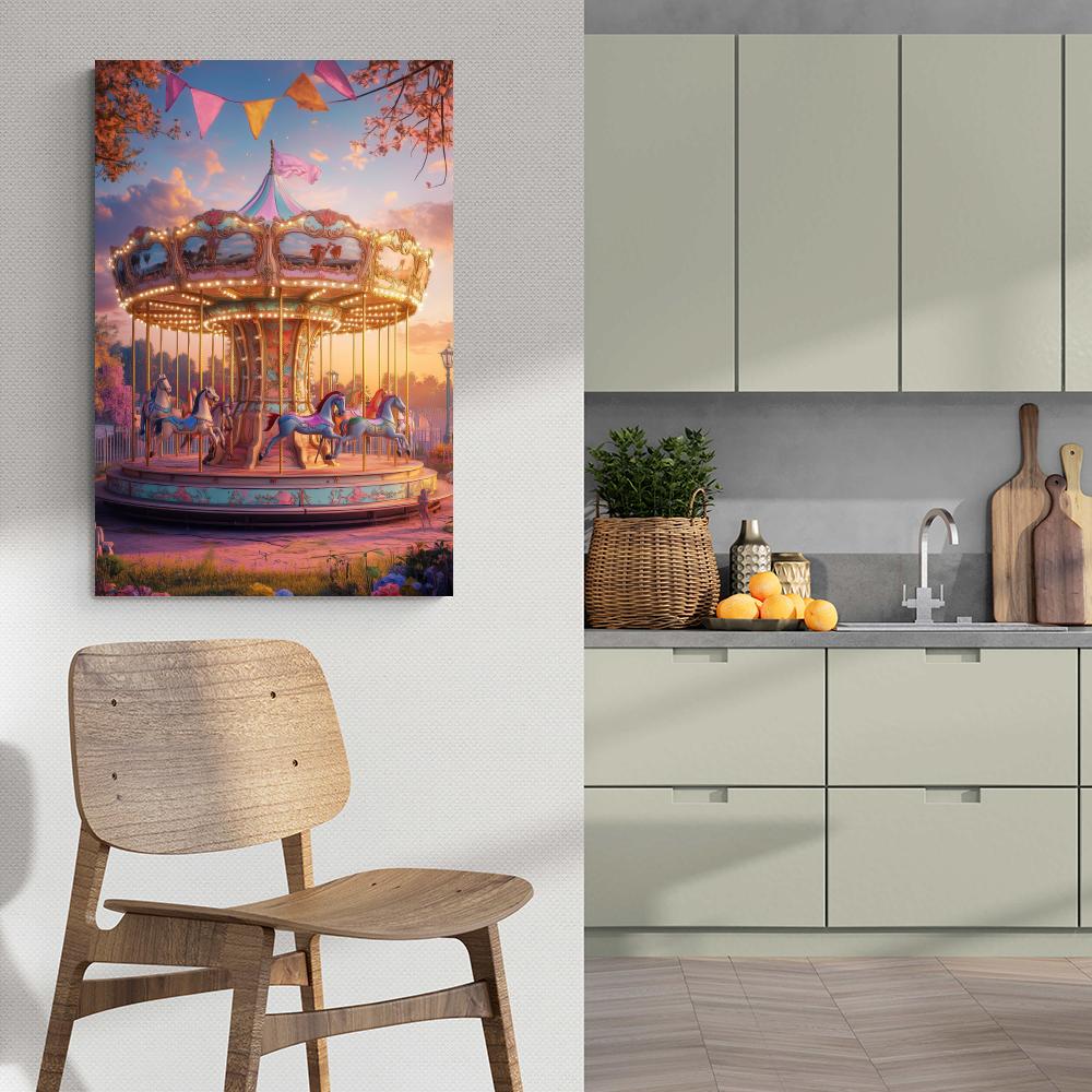 Manège dans un intérieur