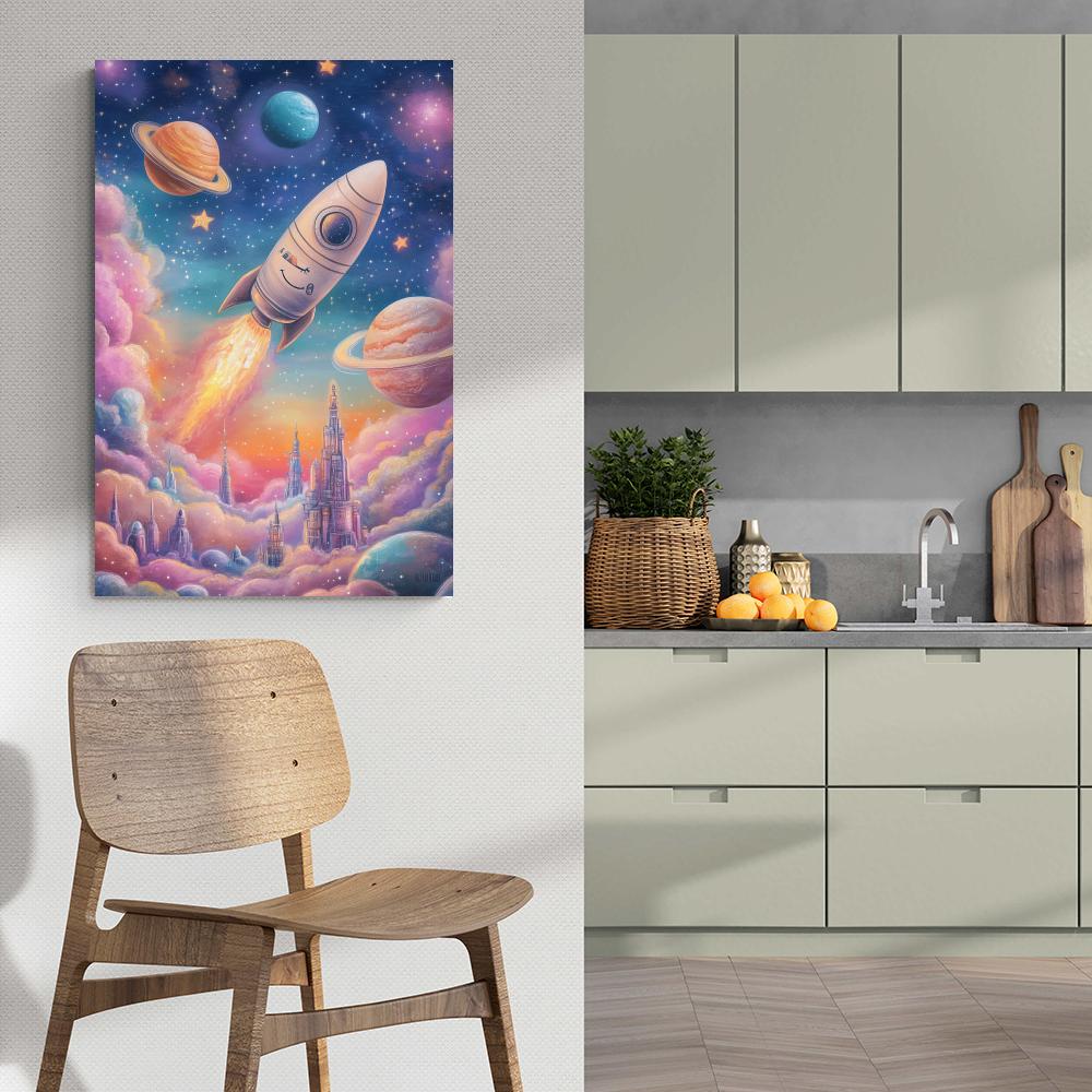 Vaisseau Spatial Planètes dans un intérieur