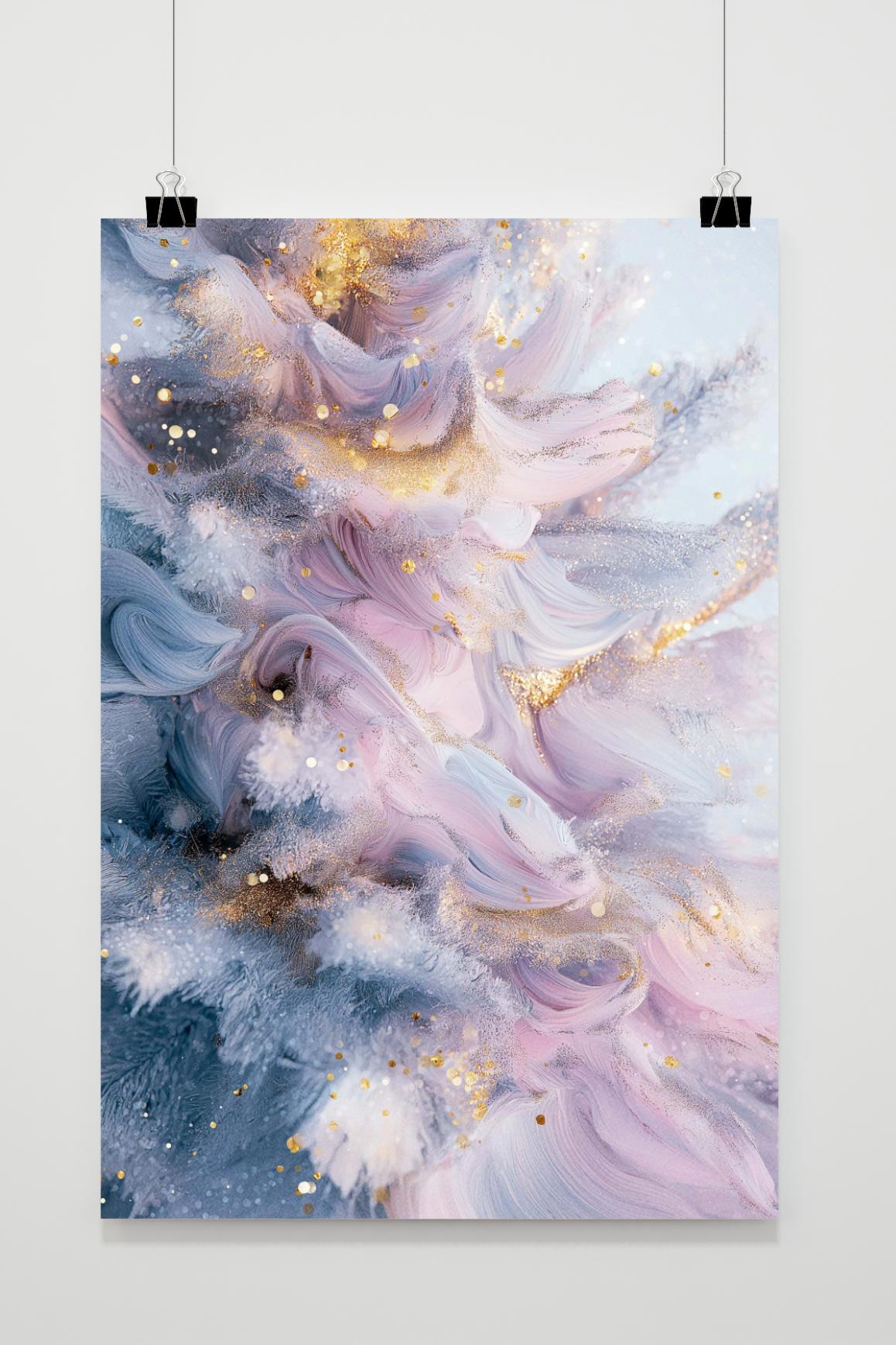 Affiche Sapin de Noël Abstrait de 25 Artstreet