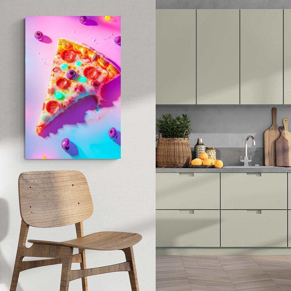 Part de Pizza dans un intérieur