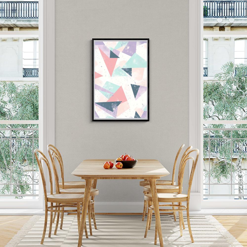 Geometric Abstract Pastel