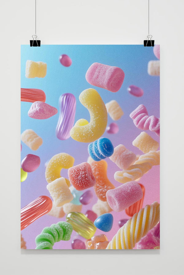 Affiche Bonbons gélifiés