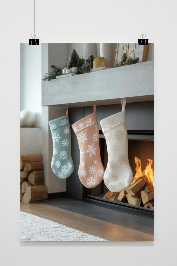 Weihnachtsstrümpfe Poster