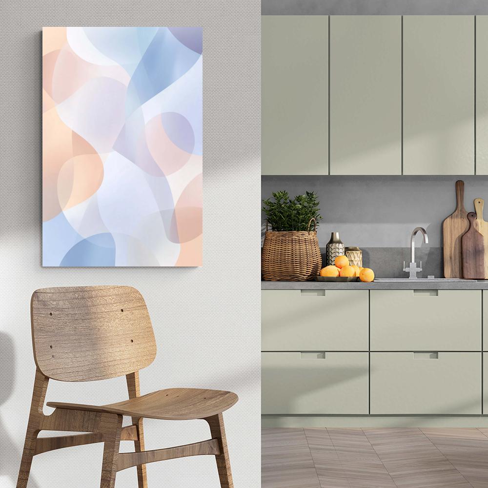 Abstrait Pastel dans un intérieur