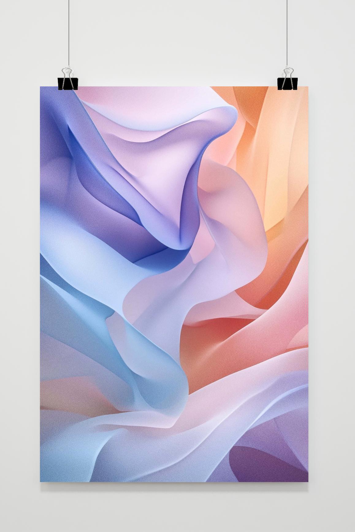 Affiche Abstrait Pastel de 25 Artstreet