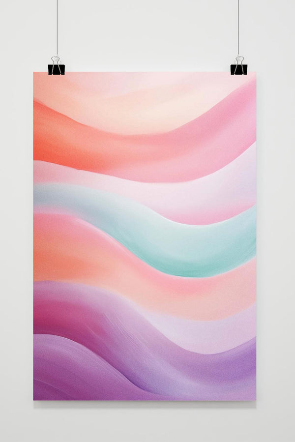 Póster Ola Pastel