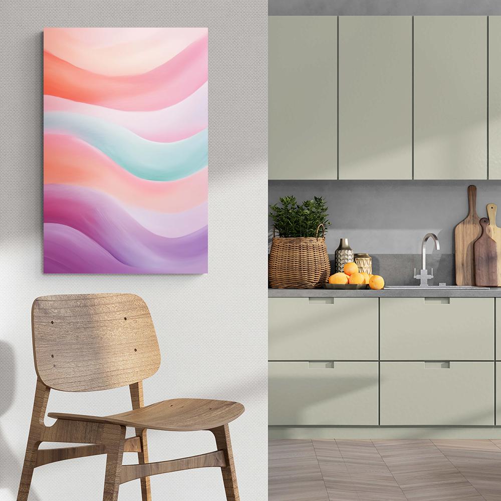 Vague Pastel dans un intérieur