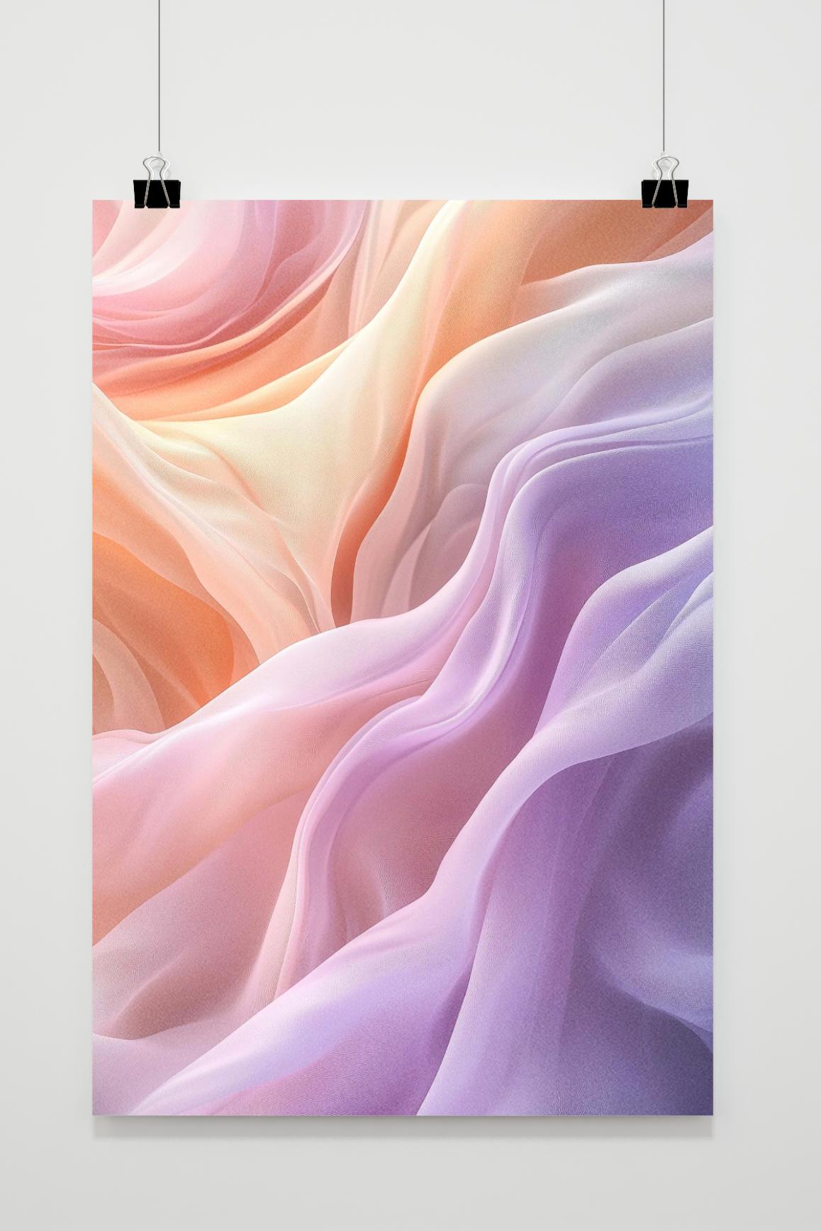 Affiche Tissu Pastel de 25 Artstreet