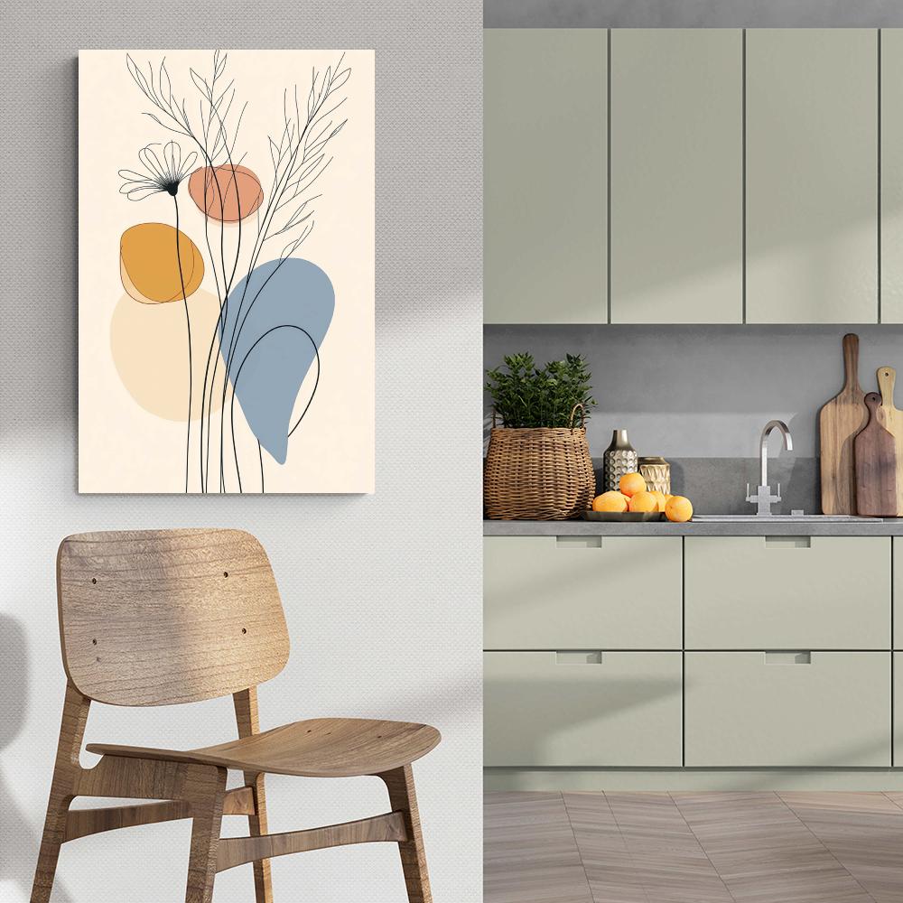 Art Linéaire Minimaliste dans un intérieur