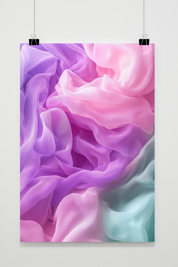 Póster Tela Pastel