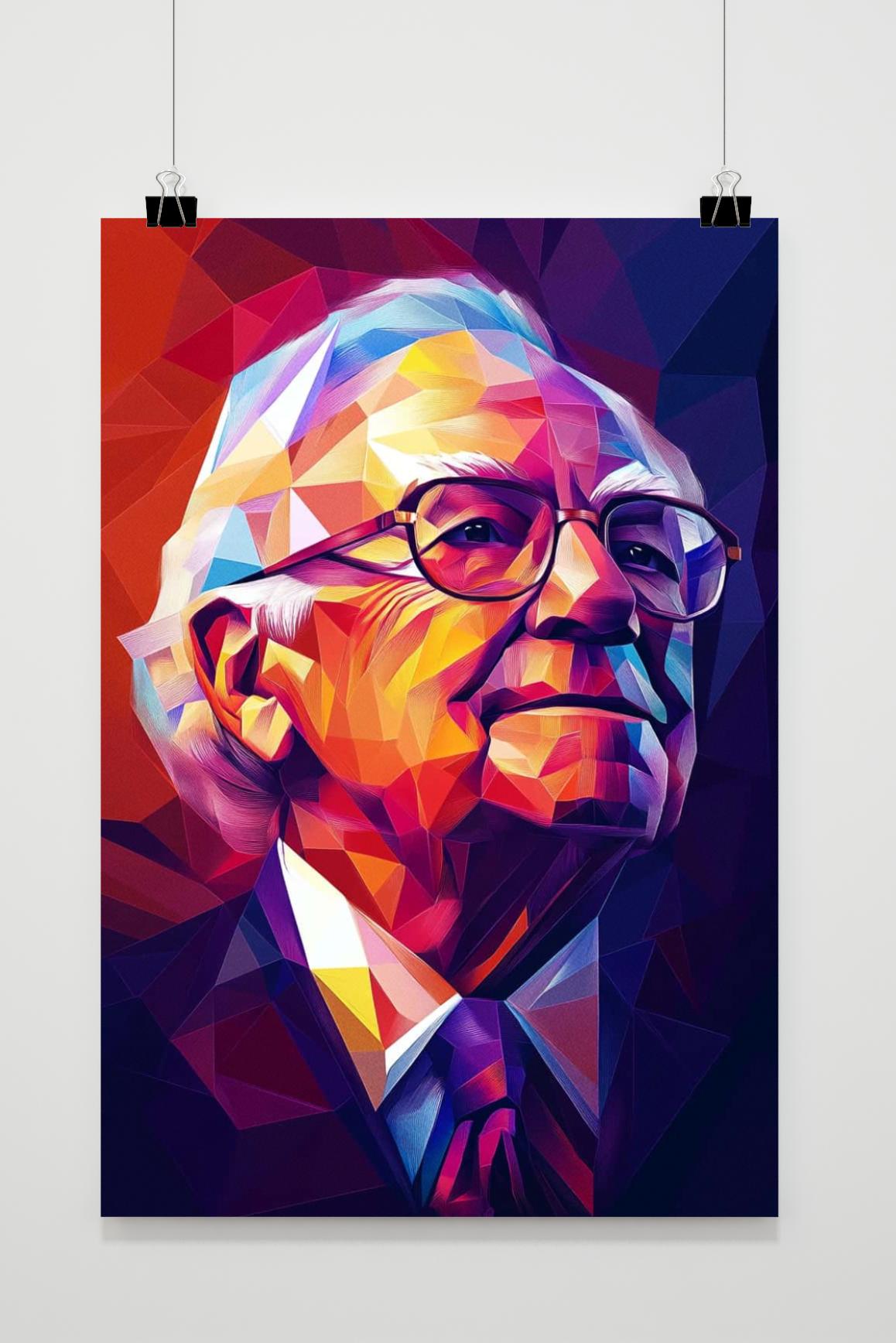 Affiche Warren Buffett de 25 Artstreet