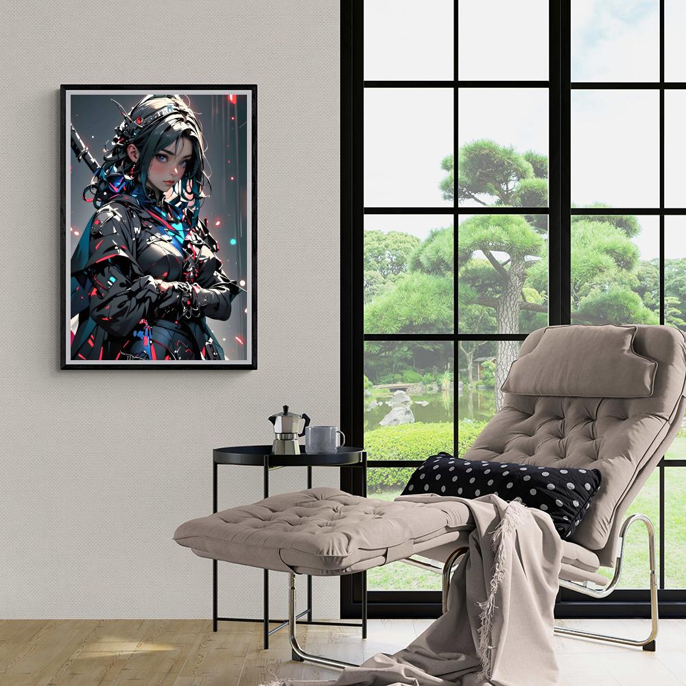Anime Ninja dans un intérieur