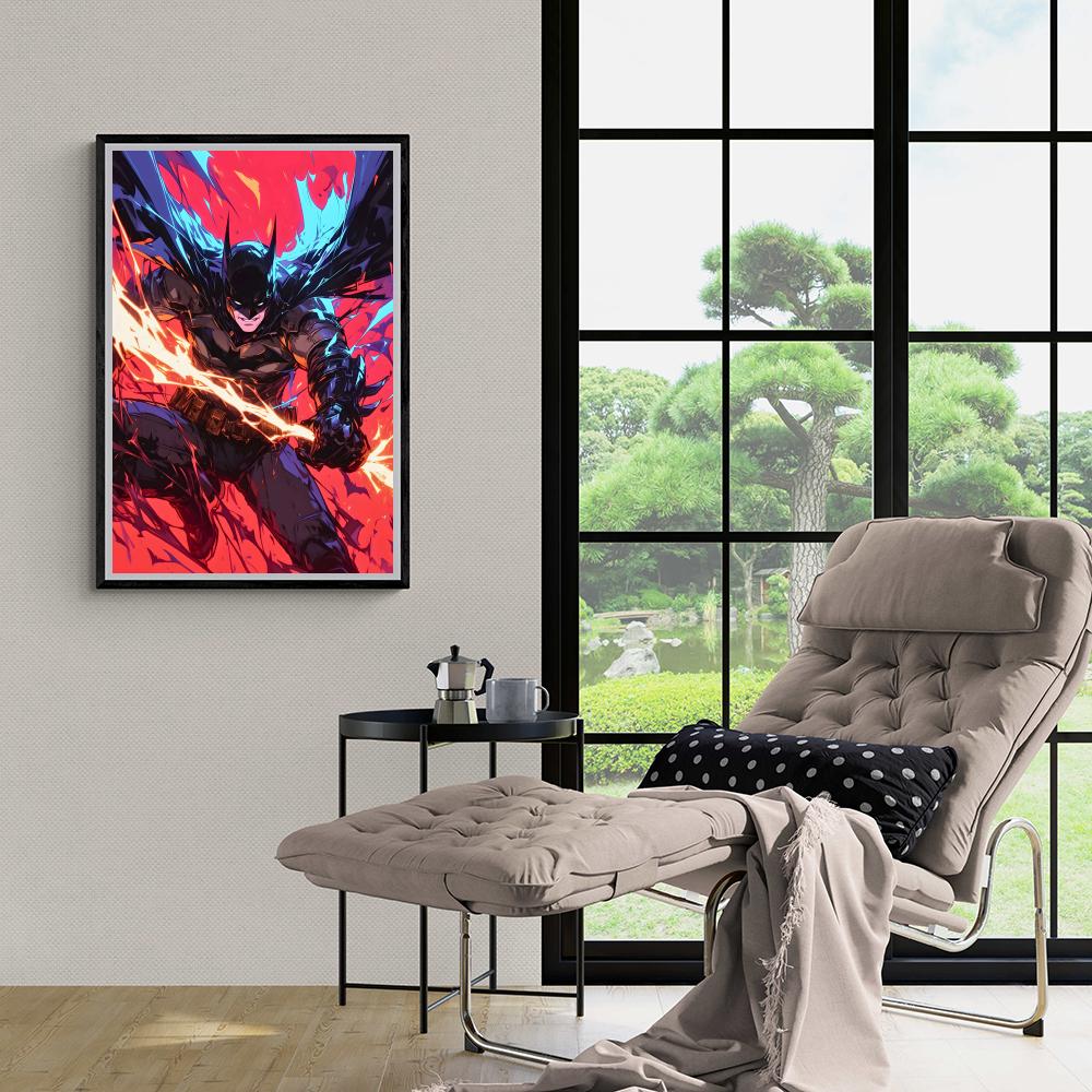 Batman dans un intérieur