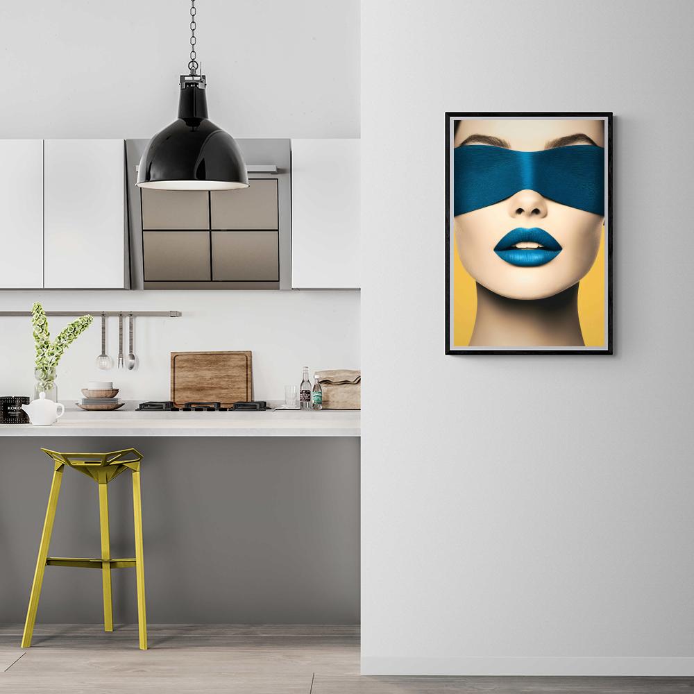 Bandeau sur les Yeux dans un intérieur