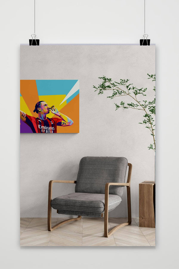 Póster Zlatan Ibrahimovic Pop Art