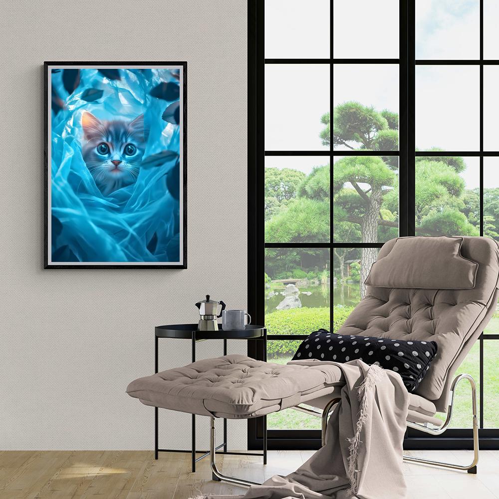 Chat dans un intérieur
