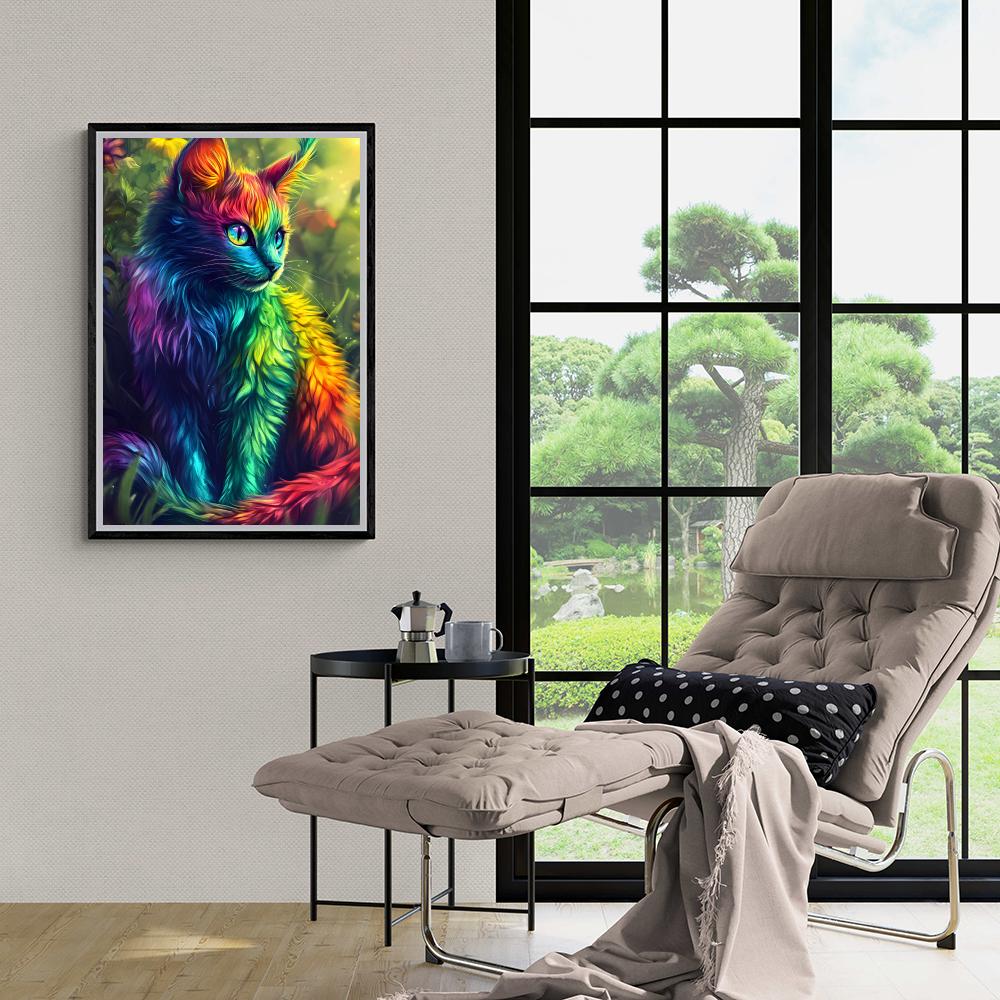 Chat dans un intérieur