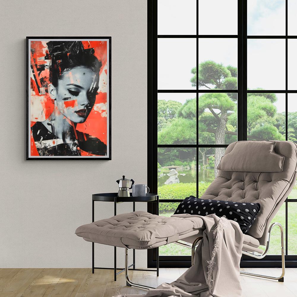 Femme dans un intérieur