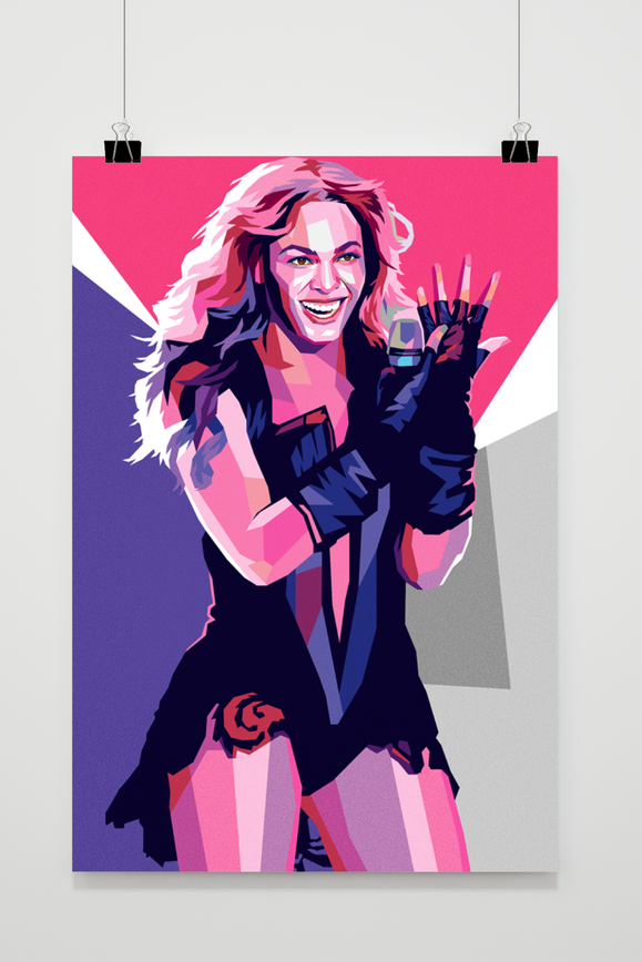 Affiche Beyonce Pop Art