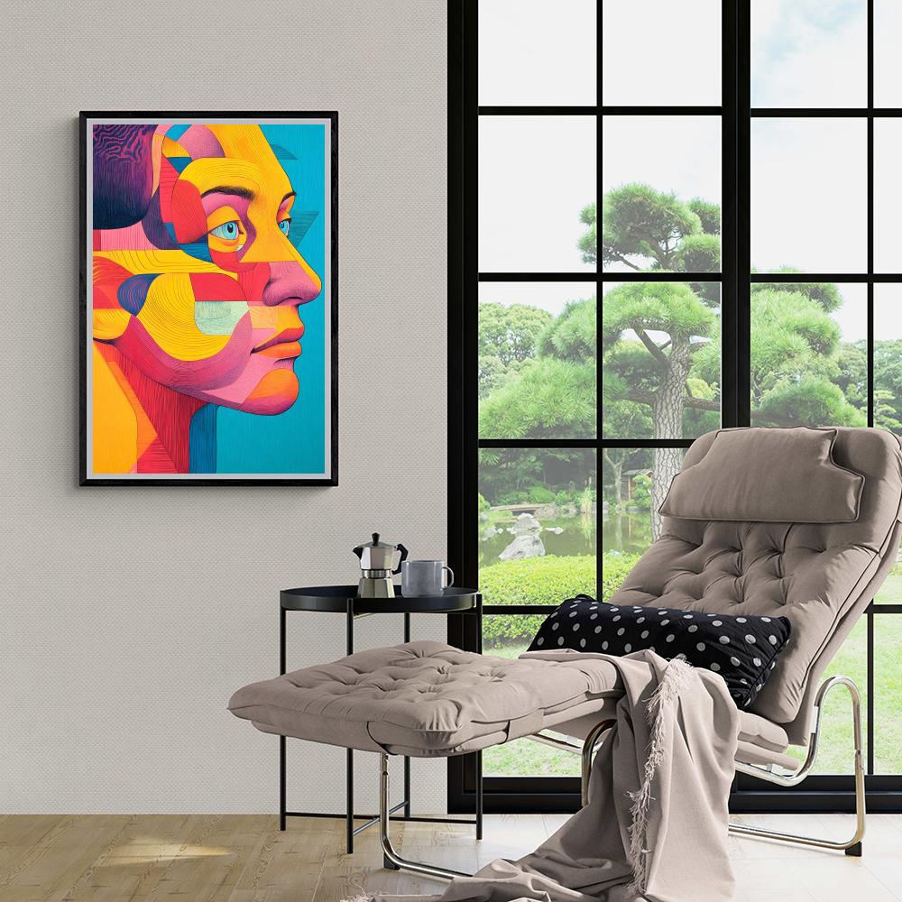 Retrato Abstracto en un interior