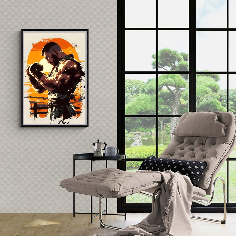 Boxeur Combattant dans un intérieur