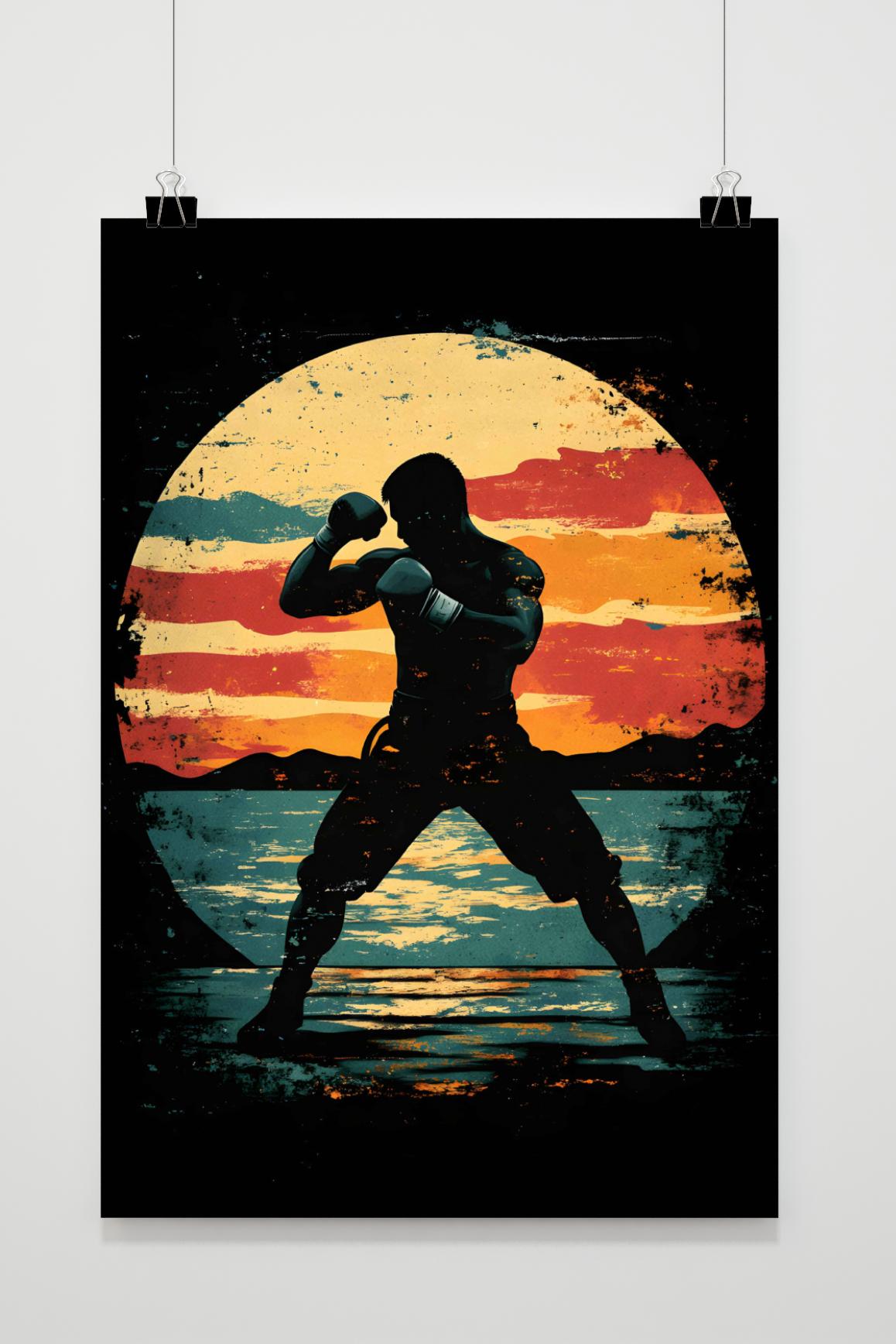 Affiche Boxeur de 25 Artstreet