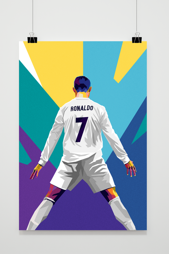 Cristiano Ronaldo Pop Art