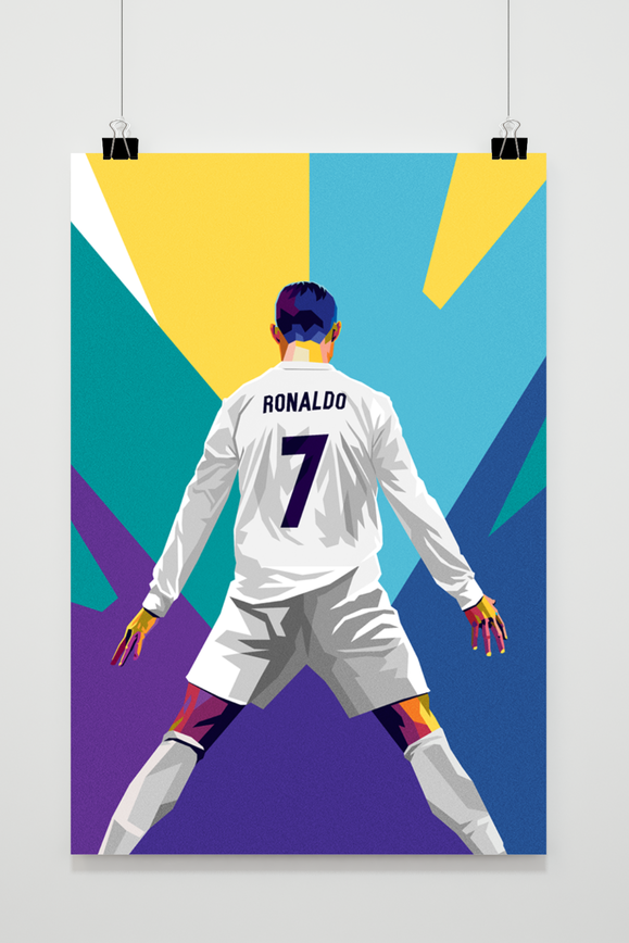 Cristiano Ronaldo Pop Art