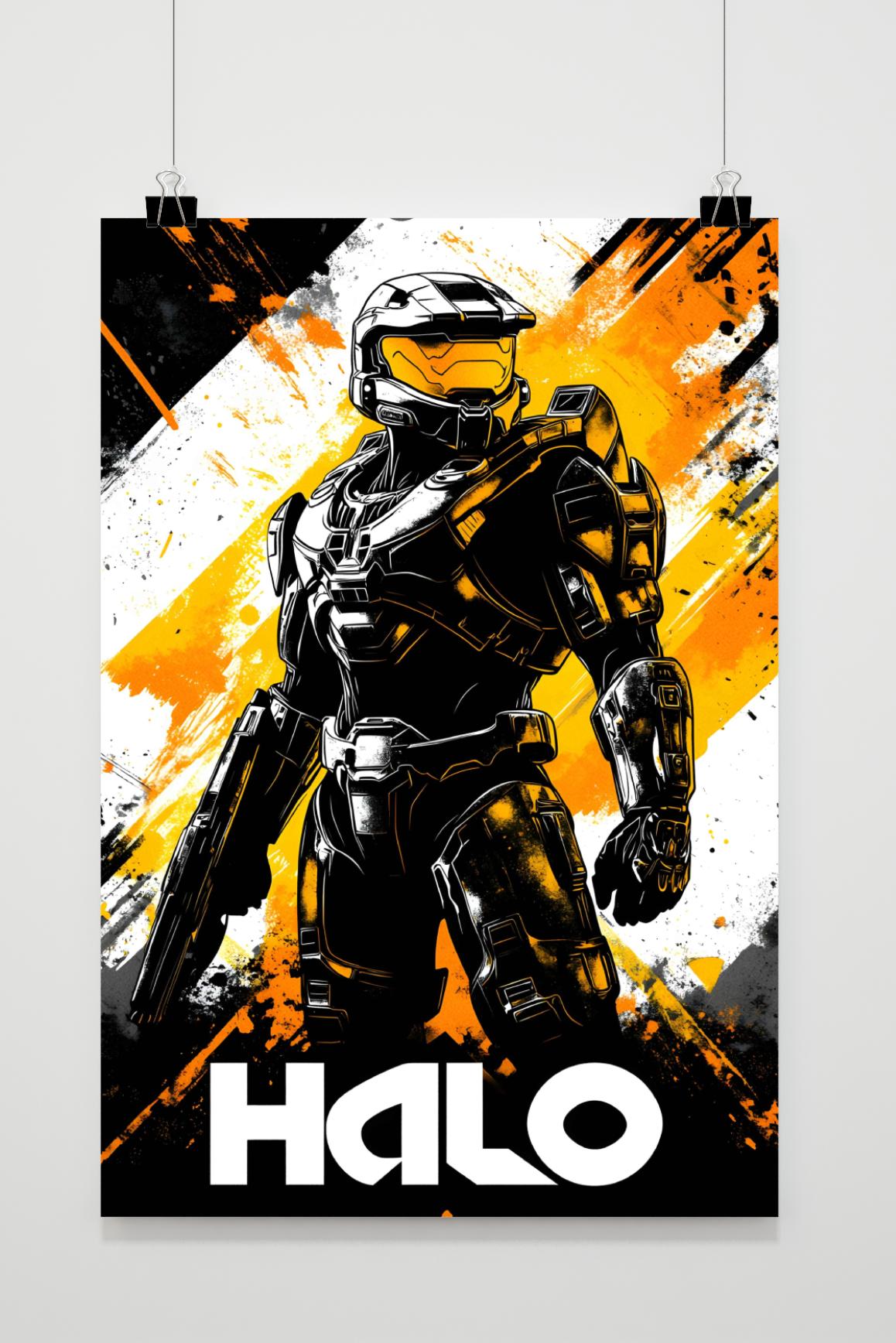Affiche Halo Masterchief de 25 Artstreet