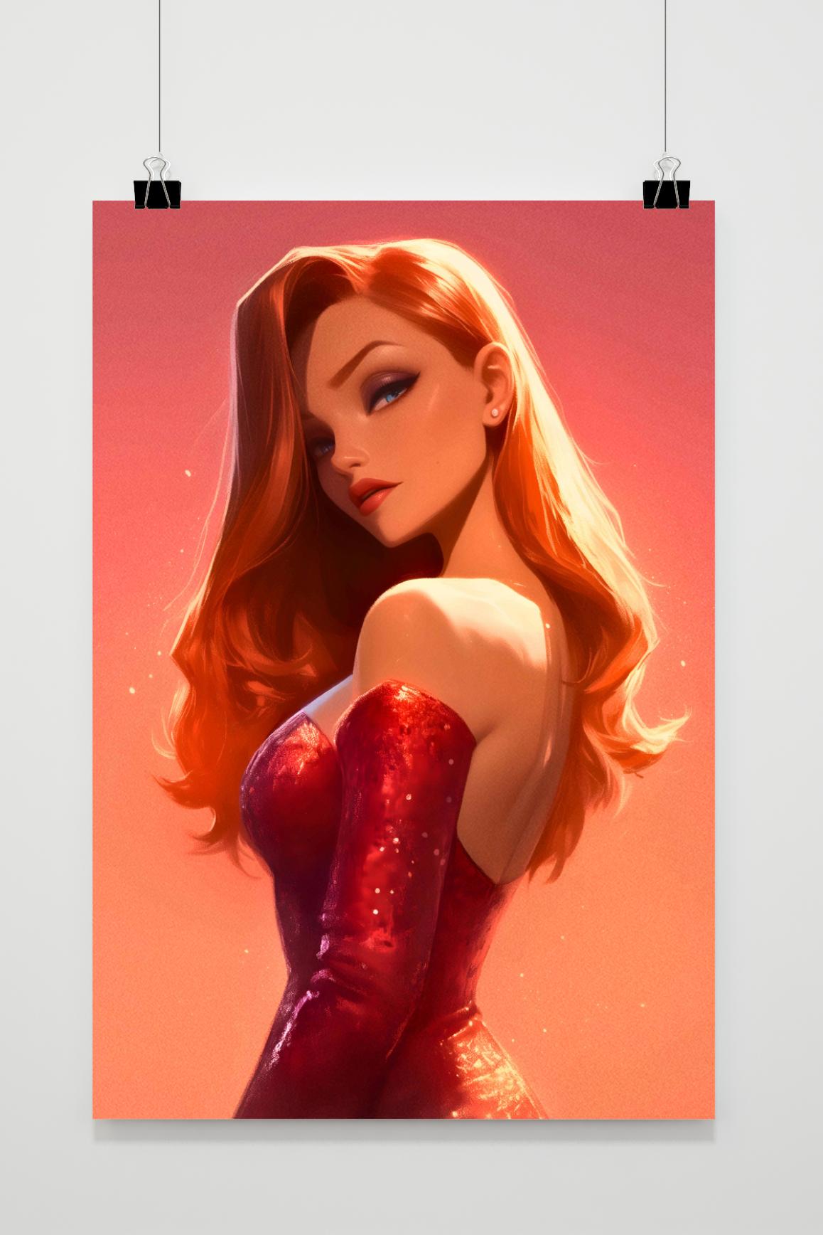 Affiche Jessica Rabbit de 25 Artstreet