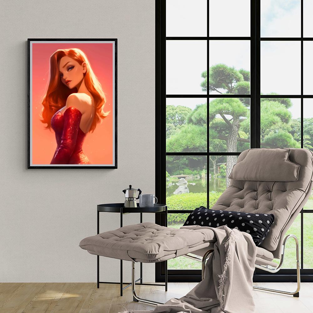 Jessica Rabbit dans un intérieur