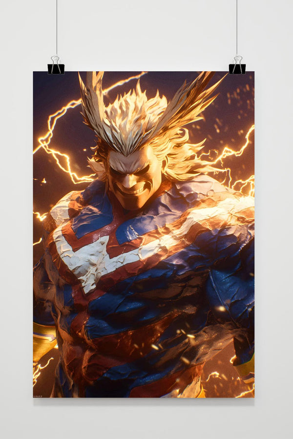 All Might poster
