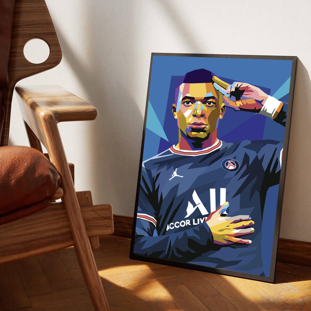 Kylian Mbappe Pop Art