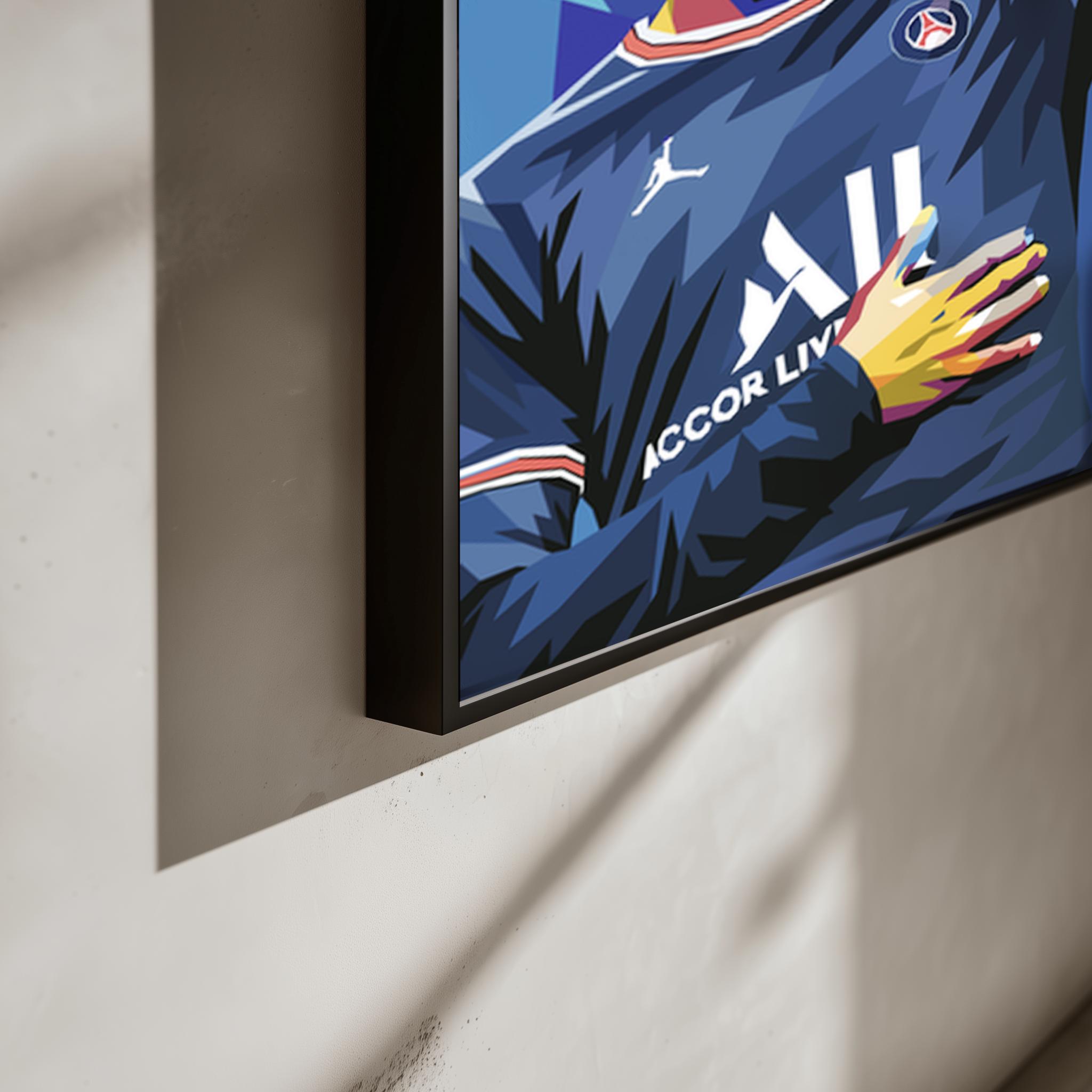 Kylian Mbappe Pop Art