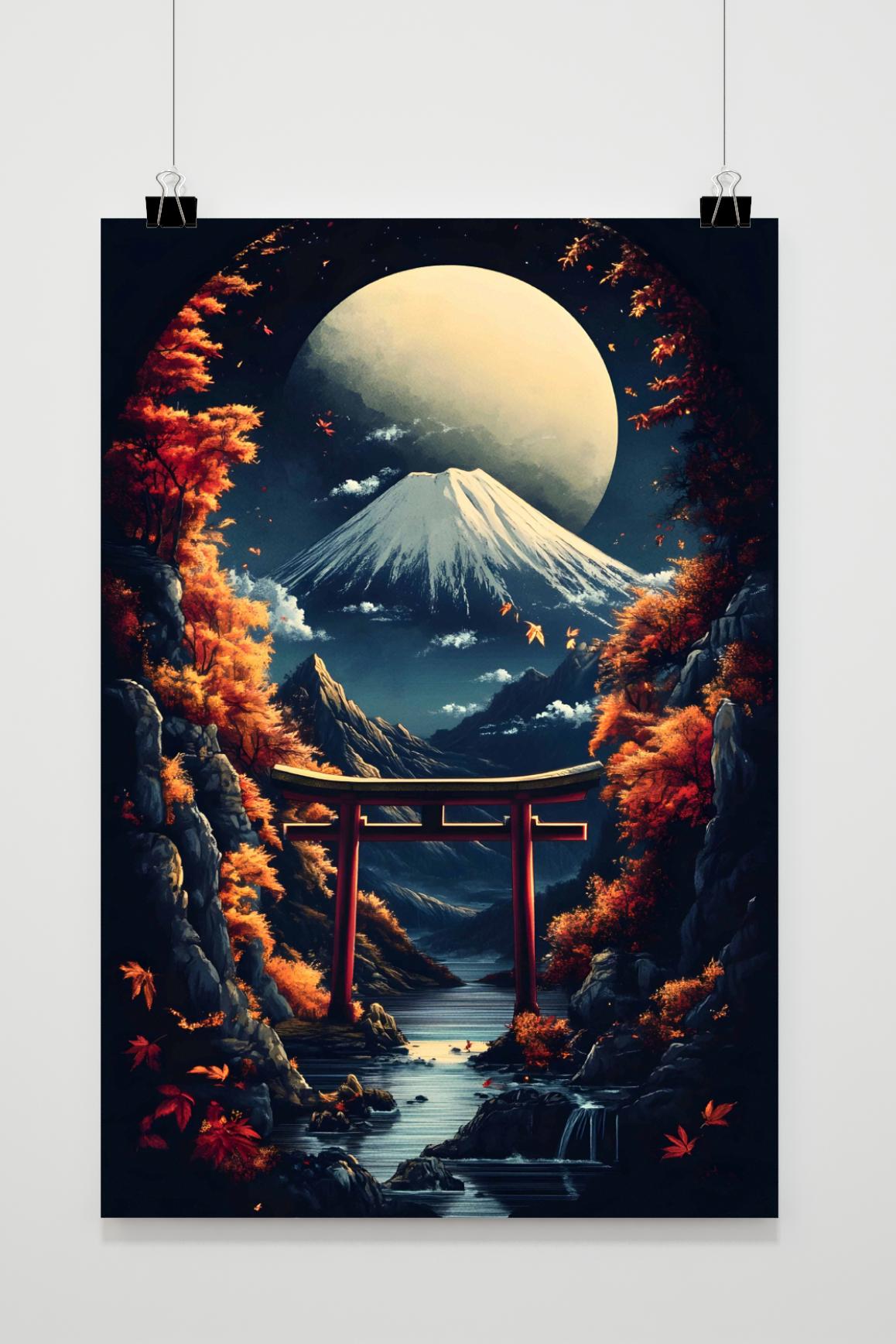 Affiche Nature Japonaise de 25 Artstreet