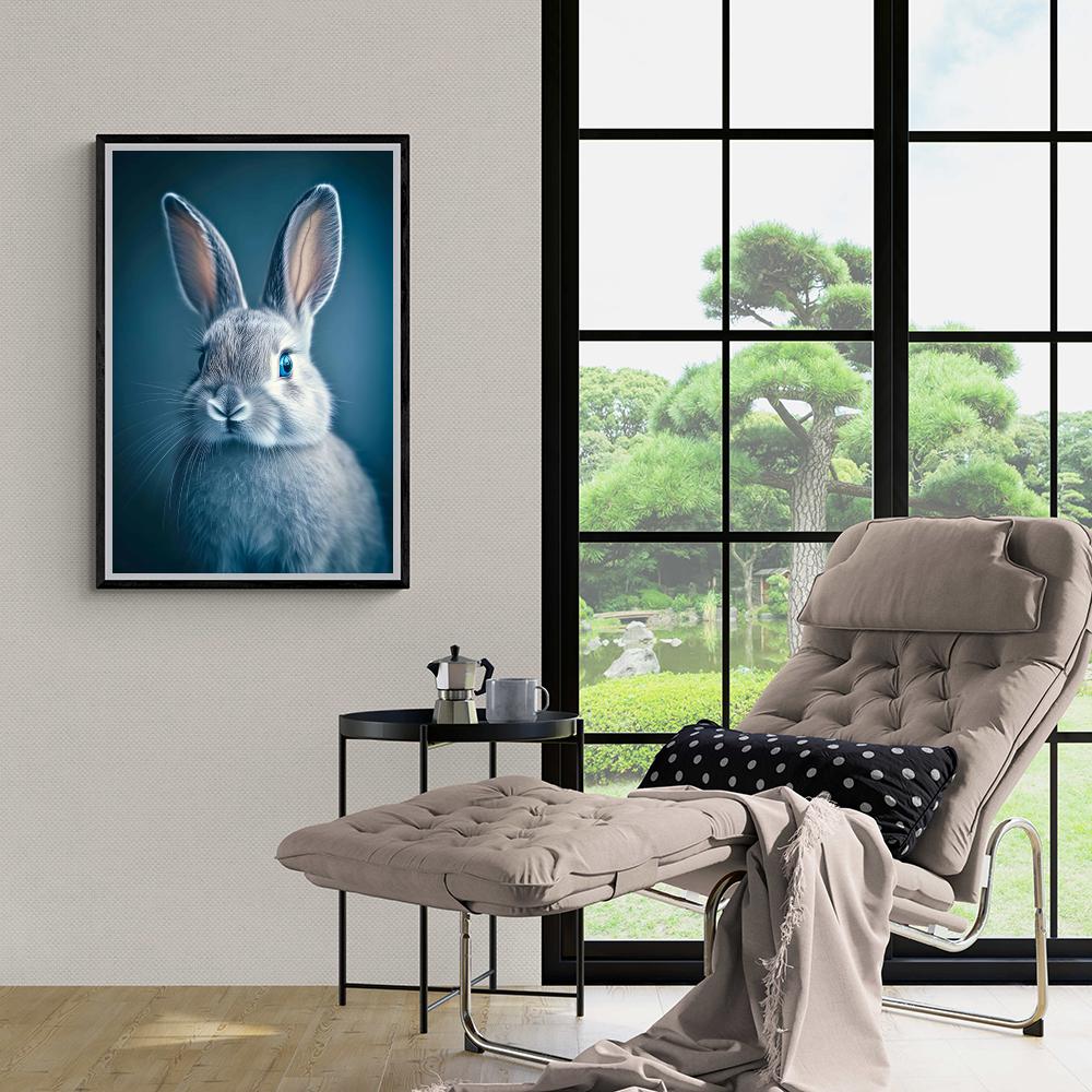 Lapin dans un intérieur