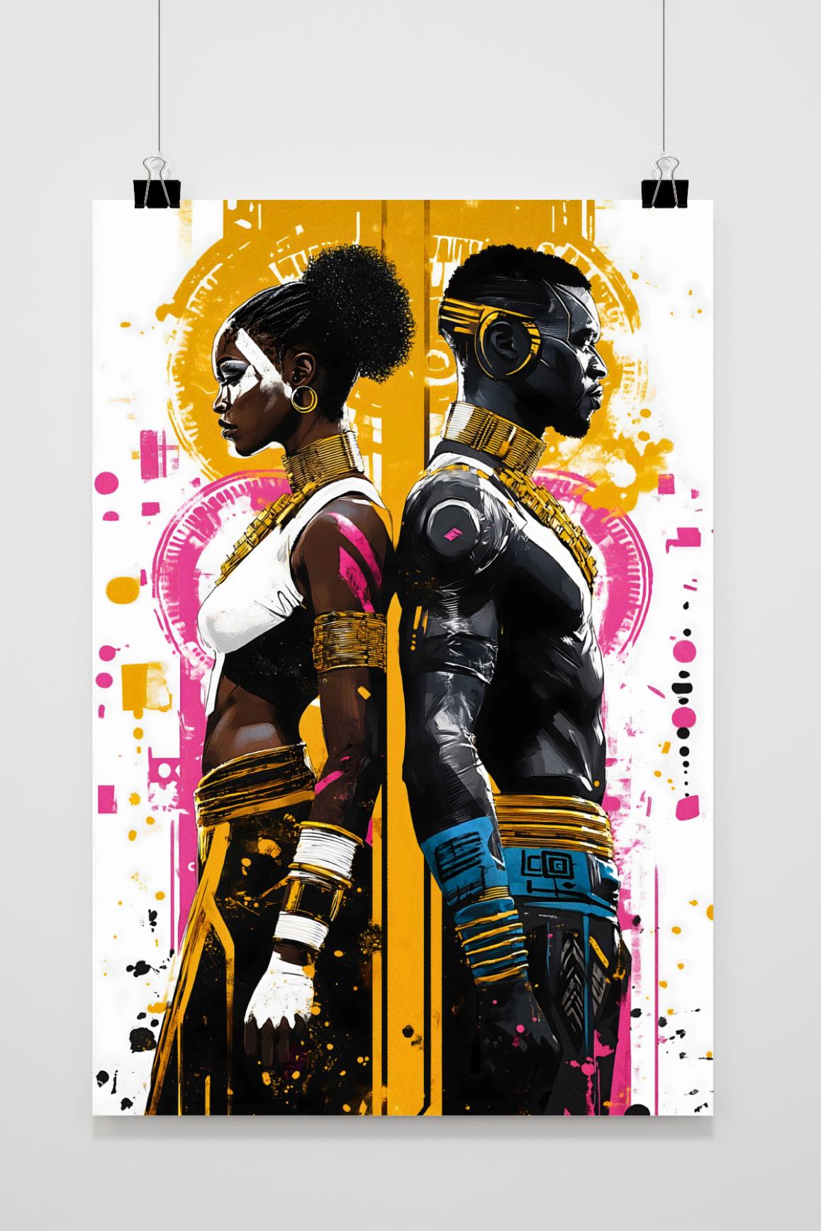Affiche Tribu Futuriste de 25 Artstreet
