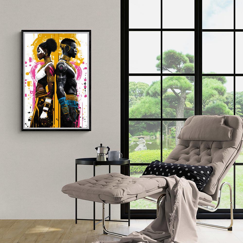 Tribu Futuriste dans un intérieur