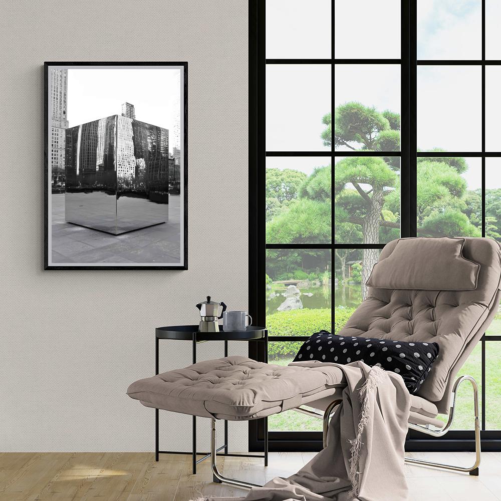 Cube Sculpture dans un intérieur
