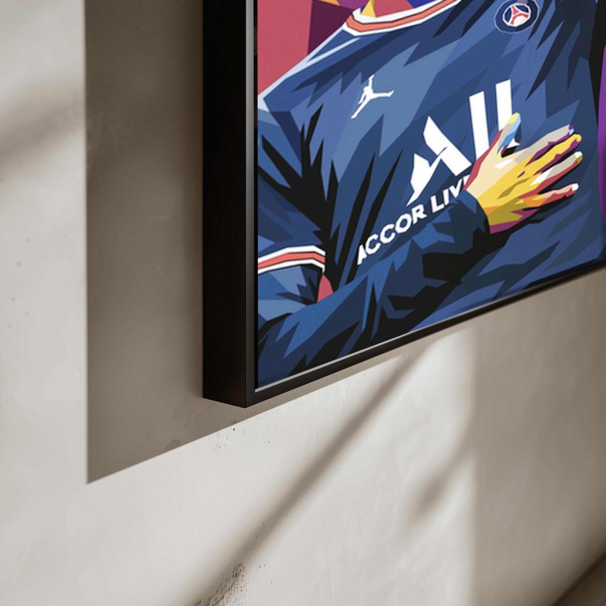 Kylian Mbappe Pop Art